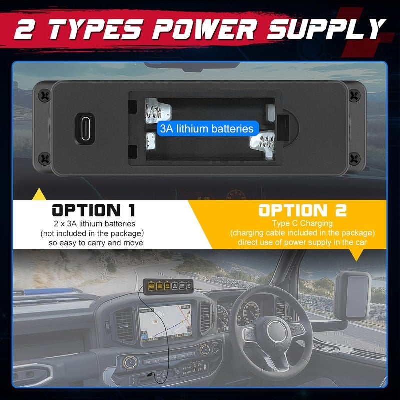 OFFROADTOWN 6 Gang Switch Panel, Wireless Multi-Function Control Switch Pods with 4 Light Modes Universal 90A Relay Box Remote Control System for Offroad Truck Pickup UTV ATV Camper Boat RV - Image 5